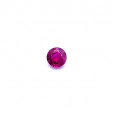 Rubino naturale round da 0.39 ct - 1pz